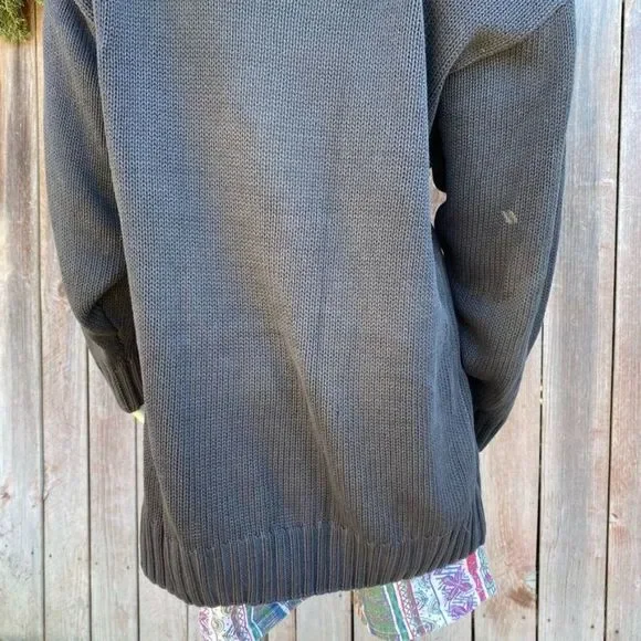 Vintage Trash 1980s Cheetah Leopard Fashion Streetwear Sweater w/ Shoulder Pads